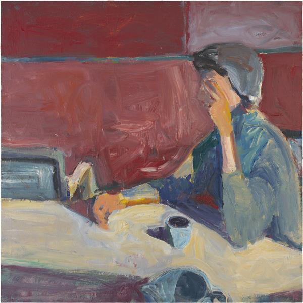 Woman at Table in Strong Light, 1959 - Річард Дібенкорн