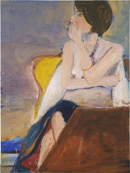 Girl Smoking, 1963 - Richard Diebenkorn