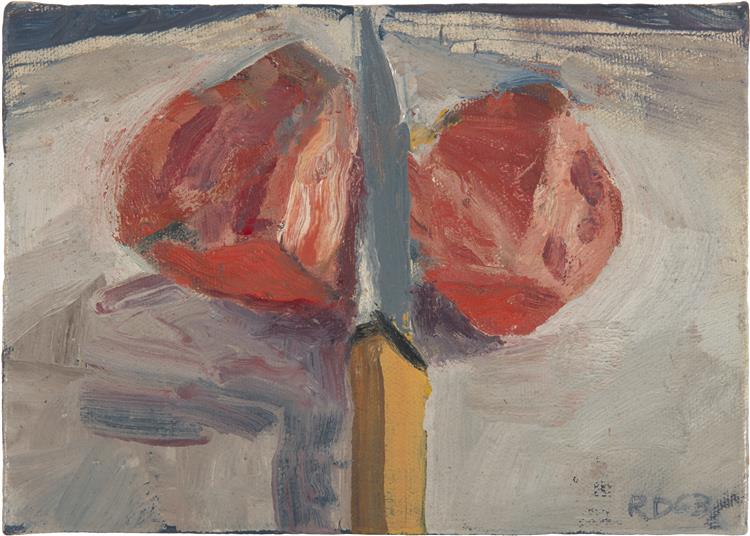 Tomato and Knife, 1963 - Ричард Дибенкорн