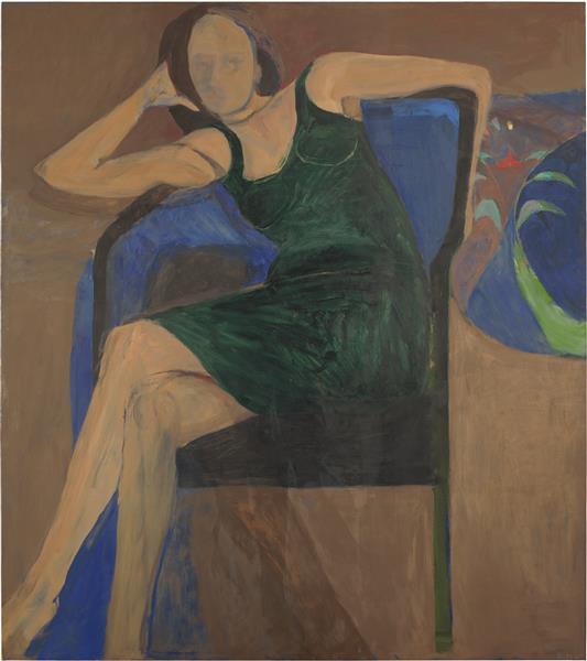 Seated Woman, 1967 - Ричард Дибенкорн