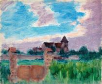 French Landscape with a Church - Roderic O'Conor