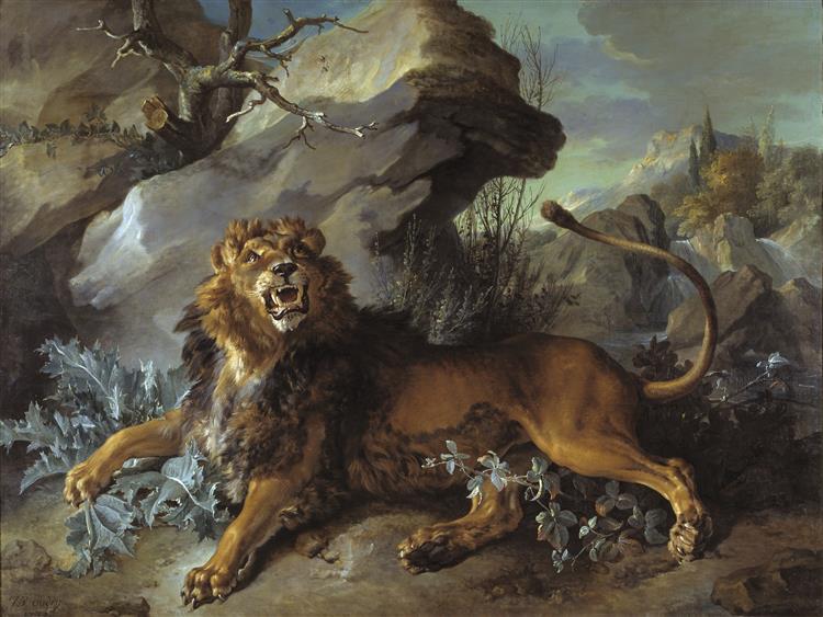 The Lion and the Fly, 1732 - Jean-Baptiste Oudry