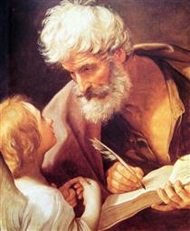 Evangelist St. Matthew and the Angel - Guido Reni