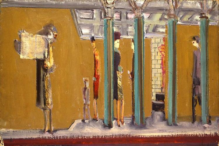 Untitled (Subway), c.1937 - Mark Rothko