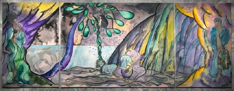 The Caged Bird's Song, 2014 - 2017 - Chris Ofili