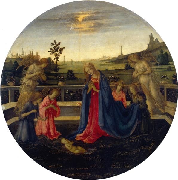 Adoration of the Child, c.1483 - Filippino Lippi