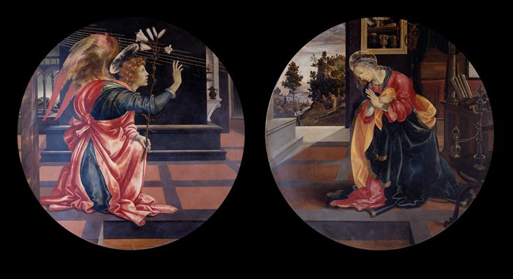 Annunciation, 1484 - Filippino Lippi