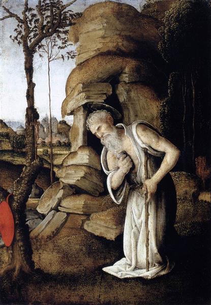The Penitent St Jerome, c.1485 - Filippino Lippi