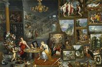 Allegory of Sight and Smell - Jan Brueghel, o Velho