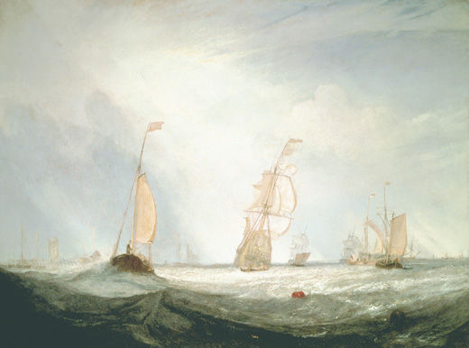 Helvoetsluys Ships Going out to Sea, 1832 - J.M.W. Turner