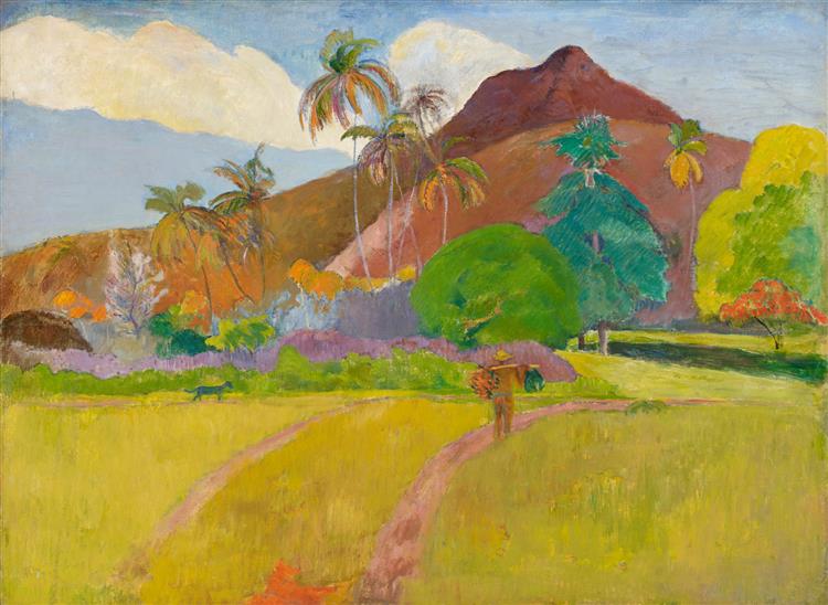 Tahitian Landscape, 1891 - Paul Gauguin