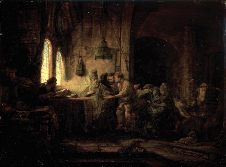 Parable of the Laborers in the Vineyard, 1637 - Rembrandt