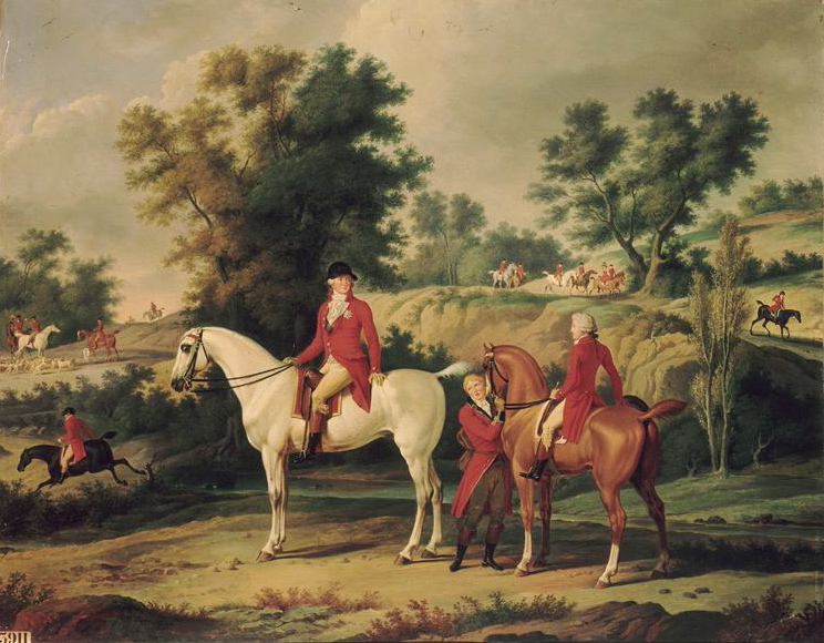Portraits Équestres En Costume De Chasse De Louis Philippe, Duc D'orléans Et De Son Fils Le Duc De Chartres - Carle Vernet