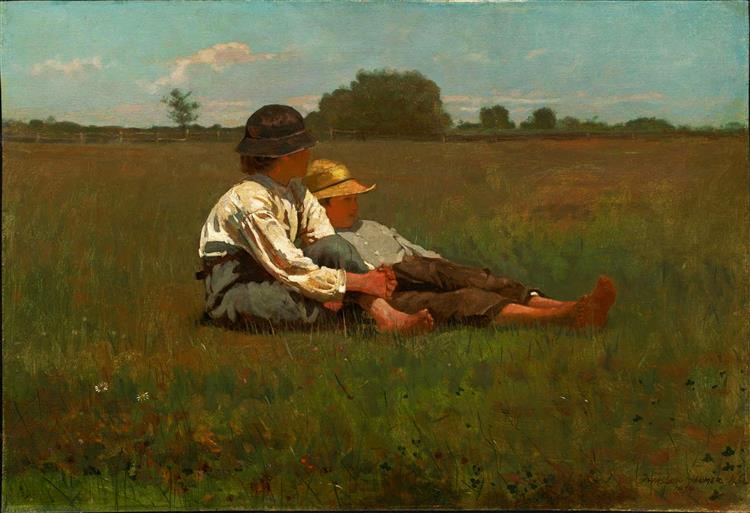 Boys in a Pasture, 1874 - Winslow Homer