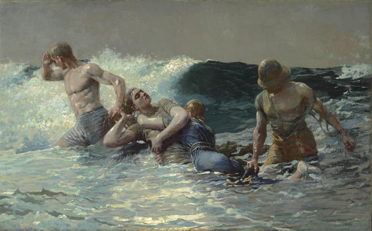 Undertow, 1886 - Winslow Homer