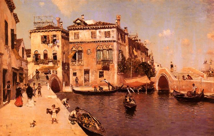 Venetian Afternoon - Martín Rico y Ortega