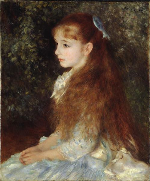 Mademoiselle Irène Cahen d'Anvers (Little Irene), 1880 - 雷諾瓦