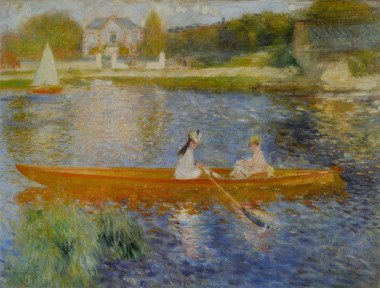 The Skiff (La Yole), 1875 - Auguste Renoir