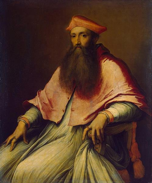 Portrait of Cardinal Reginald Pole, 1540 - Sebastiano del Piombo