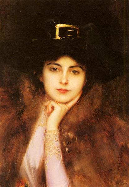 Portrait Of An Elegant Lady - Альберт Линч