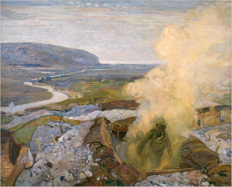 Gas Chamber at Seaford, 1918 - Frederick Varley