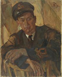 Portrait of a Naval Officer, Harry Kelman - Frederick Varley