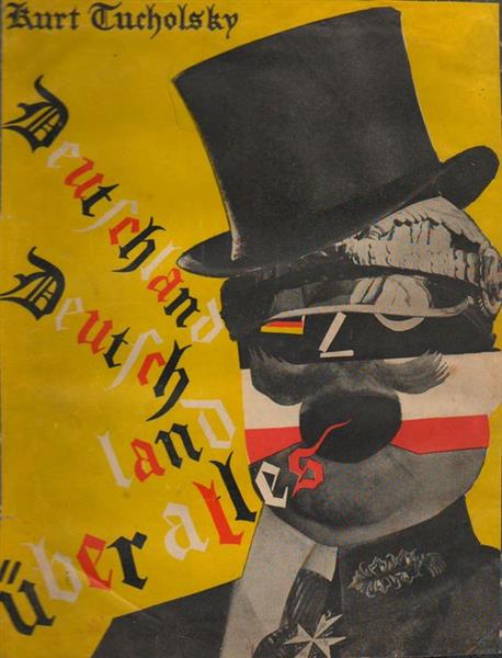 Cover and illustrations for Kurt Tucholsky, 'Germany, Germany above All', 1929 - John Heartfield