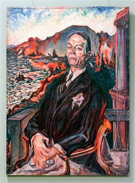 Portrait of Dmytro Levitsky, 1933 - Олекса Новаківський