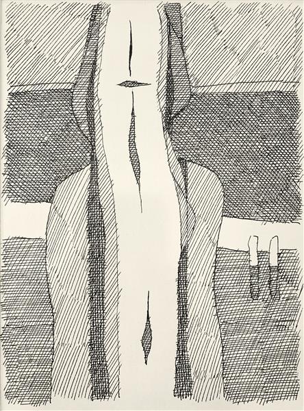 Abstract Composition (Female Image), c.1969 - 1970 - Hryhorii Havrylenko