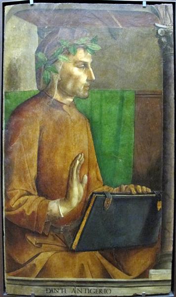 Dante Alighieri, c.1473 - c.1475 - Justus van Gent