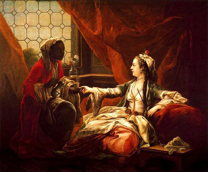 Sultane, 1747 - Шарль-Андре ван Лоо