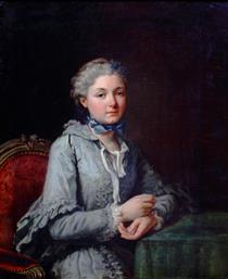 Portrait of Innocente Guillemette de Rosnyvinen de Pire - Charles-Andre van Loo (Carle van Loo)