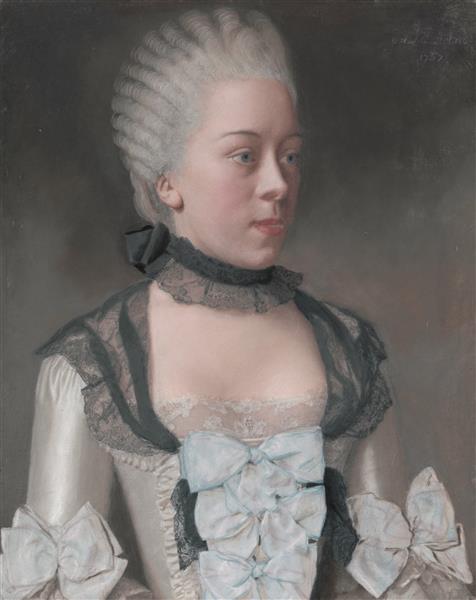 Hillegonda Schuyt, Wife of Joachim Rendorp, 1757 - Жан Етьєн Ліотар