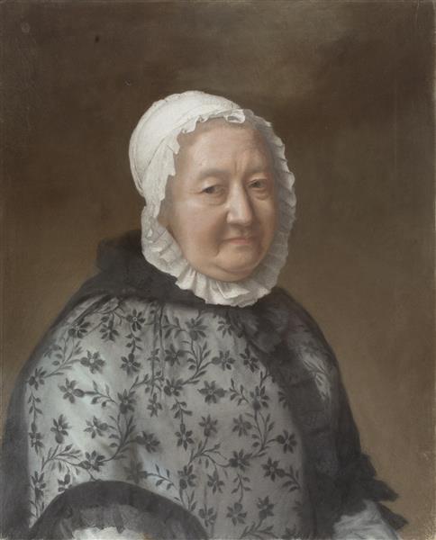 Portrait of Marie Congnard-Batailhy, grandmother of the artist's wife, 1757 - Jean-Étienne Liotard