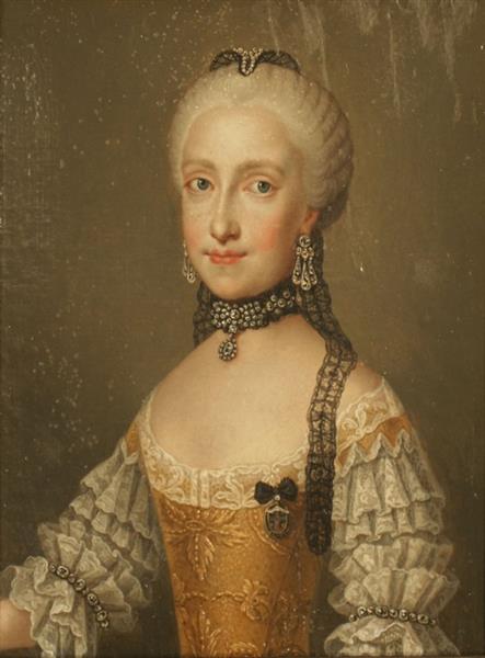 Portrait of Maria Luisa of Spain, Wife of Holy Roman Emperor Leopold II, 1789 - Жан Етьєн Ліотар