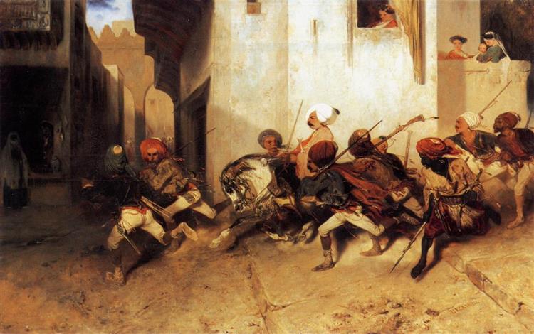 The Turkish Patrol, 1831 - Alexandre-Gabriel Decamps