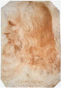 Portrait of Leonardo da Vinci - Франческо Мельці