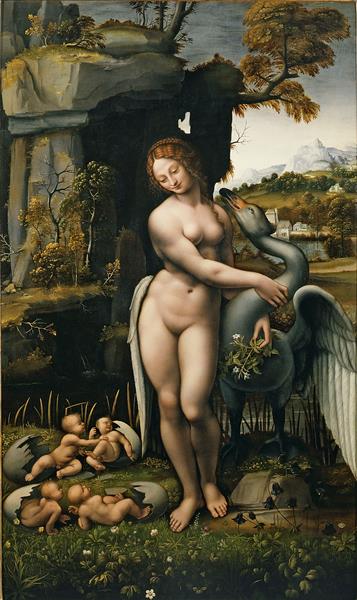 Leda, c.1508 - c.1515 - Франческо Мельці