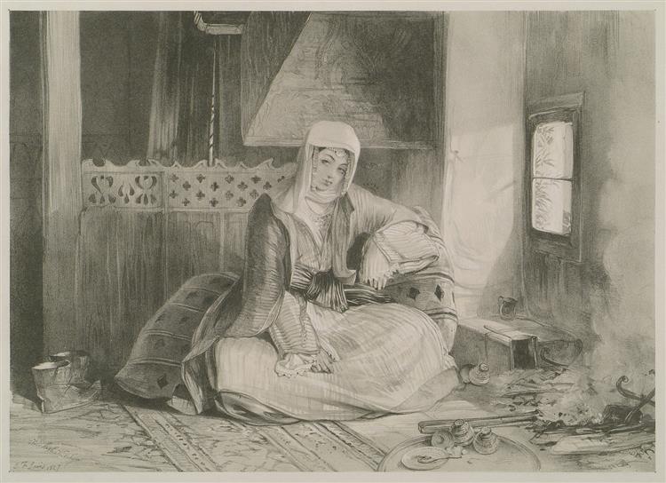 Turkish Female, 1838 - John Frederick Lewis