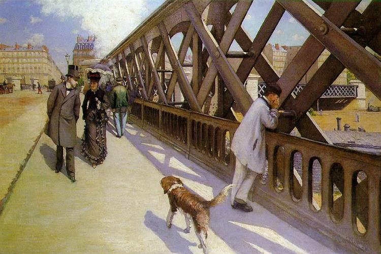 Le Pont de l'Europe, 1876 - 1877 - Гюстав Кайботт