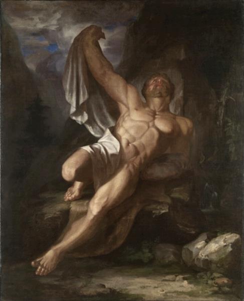 Dying Hercules, c.1812 - Сэмюэл Морзе