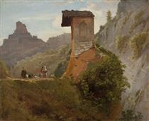 Sketch for the Chapel of the Virgin at Subiaco - Samuel Morse
