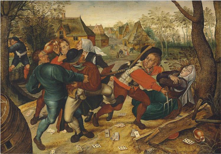A Country Brawl - Pieter Brueghel the Younger