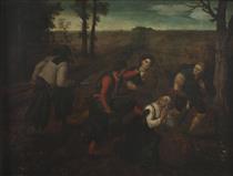 Peasants Being Attacked by Bandits - Pieter Brueghel der Jüngere