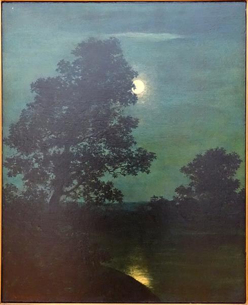 Moonlight on the Brook - Ralph Blakelock