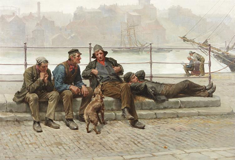 Out of Work or Nothing Doing, 1888 - Ralph Hedley