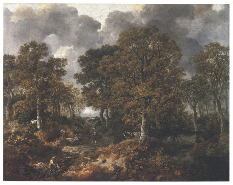 Cornard Wood, near Sudbury, Suffolk, 1748 - Томас Гейнсборо