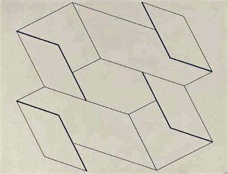 Structural Constellation, 1955 - 约瑟夫·亚伯斯