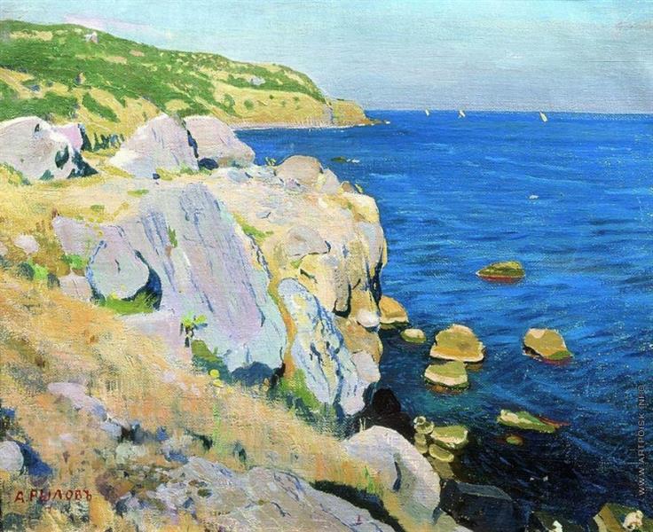 Rocks in Kukeneiz, 1909 - Arkadi Rylov