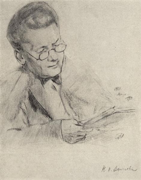Portrait of N.P. Dolgova, 1921 - Рылов Аркадий Александрович